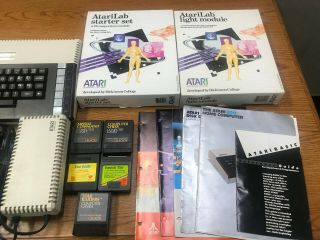 Atari 800XL Bundle with 1050 Floppy Disk Drive - - Very 3