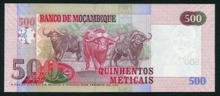 Mozambique 500 meticais 2006.  06.  16.  Samora Moises Machel P147 UNC 3