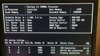 Intel 440 Socket 1 Motherboard,  Intel Pentium III 500 CPU 128Mb RAM MB59 3
