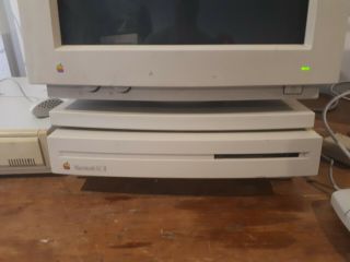 Macintosh LC II - computer,  monitor,  disk drive,  mouse 3