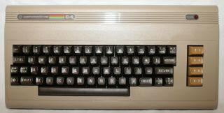 Commodore 64 Computer W/ Power Supply - Serviced And
