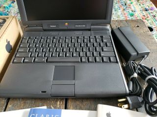 Apple Macintosh Powerbook 3400c Laptop Computer w/ Power Adaptor & 3