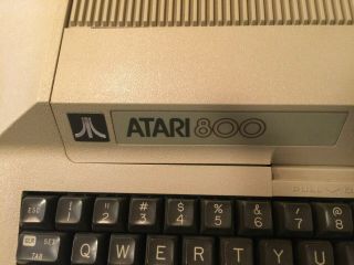 ATARI 800 Home Computer with GAMES,  and 2