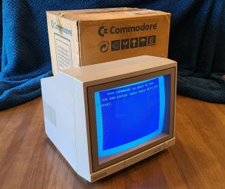 Commodore 1902a Monitor - Commodore Box - For 64/128 - - Vintage Great Shape