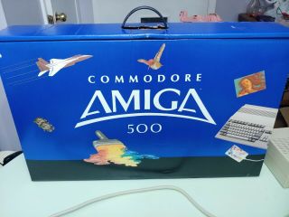 Amiga 500,  Plus 1MB 512K Expansion Gotek Drive External Drive 3.  1 ROM 5
