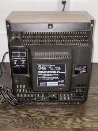 Commodore 64 Model 1702 Video Monitor Body.  Parts/repair. 3