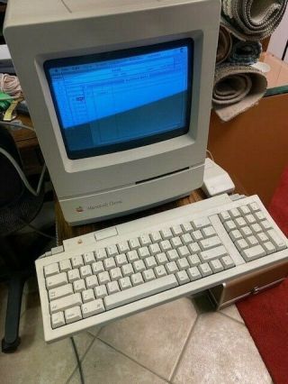 Apple Macintosh Classic M1420 Computer Vintage 1990’s w/ Mouse/Keyboard 6