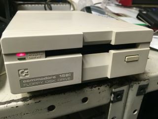 Commodore 1581 Floppy Drive With Power Cable,  And