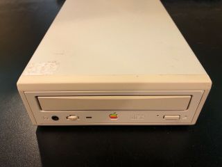AppleCD 600e External SCSI CD - ROM Drive w/ Cables Apple Macintosh Mac CD 4x 2
