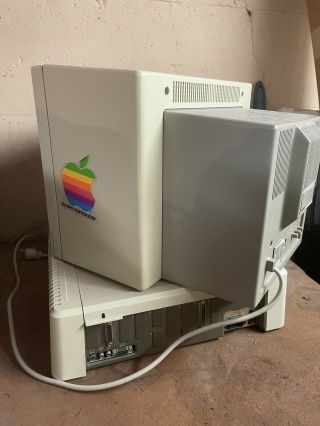 Apple iie Computer with Monitor,  Base,  Drive,  Discs,  Joystick and Accessories 3