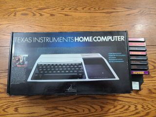 Texas Instruments Ti - 99/4a Computer Complete 9 Games Synthesizer