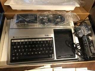 Vintage Texas Instruments TI 99/4A Home Computer System in Orig.  Box 2
