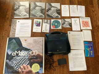Apple Newton eMate 300 with box and accessories Laptop UMPC PDA 2