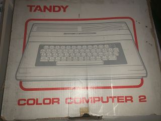Tandy Radio Shack Coco2 Color Computer 2 Trs - 80 In Open Box 64k Basic