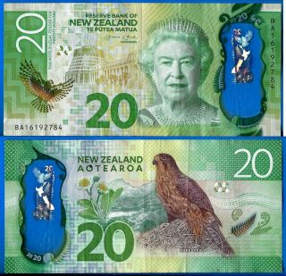 Zealand 20 Dollars 2016 Animal Banknote Polymer