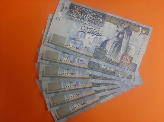 Jordan Banknote 10 Dinars Unc 2020 P_new L/sn One Psc Only (0000)