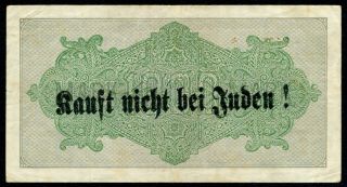 Germany 1000 Mark,  1922,  Nazi Propaganda