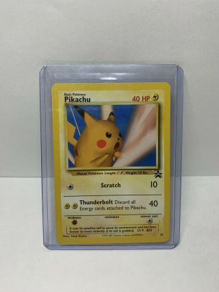 Pikachu Snap Black Star Promo 26 Wotc Pokemon Card Nm/mint