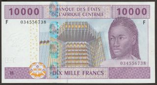 Xf,  Central African States Eq Guinea 10,  000 Francs P - 510fa / B110fa Sig 19/5 38