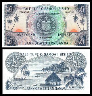 Western Samoa 1 Pound Nd.  1963 / 2020 P 14a Unc