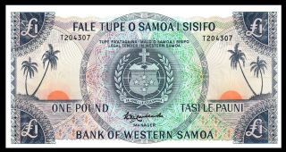 Western Samoa 1 Pound ND.  1963 / 2020 P 14a UNC 2