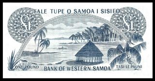 Western Samoa 1 Pound ND.  1963 / 2020 P 14a UNC 3