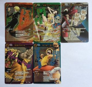 One Piece Miracle Battle Carddass Omega Rare Set Op03 5/5