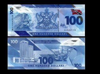 Trinidad & Tobago 100 Dollars 2019 P Unc