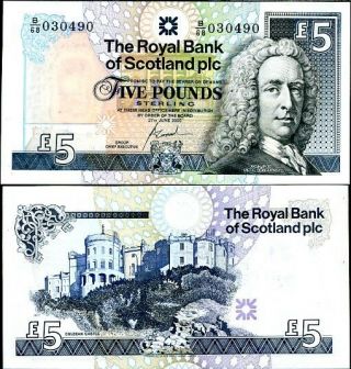 Scotland 5 Pounds 2000 P 352 Unc