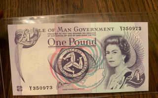 Isle Of Man Government - One Pound - Banknote