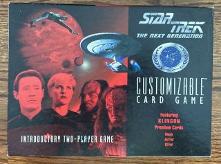 Star Trek Ccg - Introductory Two Player Game Edition 2 Klingon - Complete