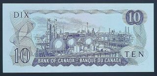 1971 Bank of Canada $10 Ten Dollar Banknote - FDR Prefix - Choice Uncirculated 2