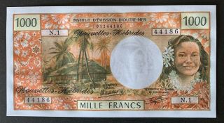 Hebrides - 1970 - 1980 - 1000 Francs - P: 20 - Unc