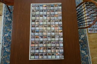 1998 Star Trek Babylon 5 Great War Ccg Uncut Printing Proof Sheet Of 80 Cards 6
