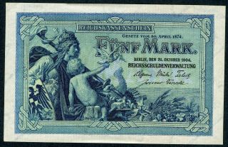 Germany 5 Mark,  1904.  Unc