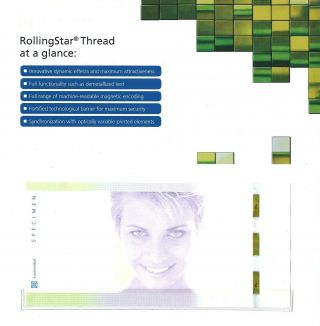 Louisenthal promotional test note RollingStar The beauty of security 