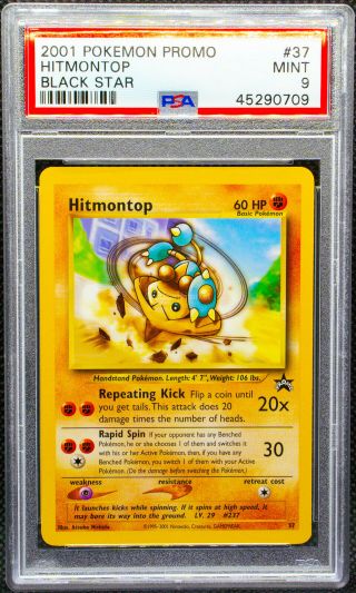 Pokemon - 2001 Himontop 37 - Black Star Promo - Psa 9