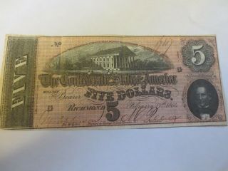 Bank Notes - Antique Bank Notes - The Confederate States Of America - Richmond - 1864