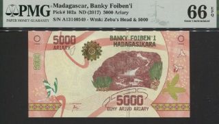 Tt Pk 102a Nd (2017) Madagascar Banky Foiben 