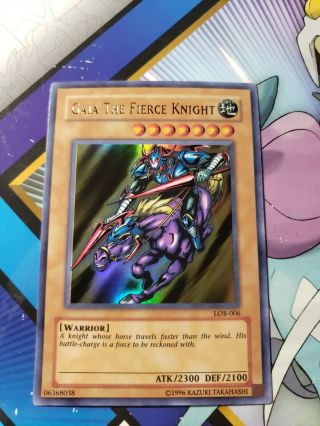 Yugioh Tcg Gaia The Fierce Knight Lob - 006 Unlimited,  Ultra Rare,  Near