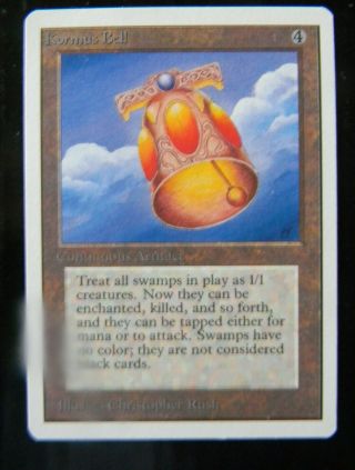 Kormus Bell : Mtg : Unlimited : Very Fine/near : 1993 : See Photo 