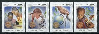 Sierra Leone Medical Stamps 2020 Mnh Rotary International Education 4v Set