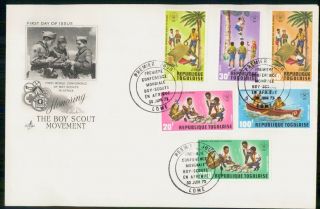Mayfairstamps Togo Fdc 1973 Boy Scouts Camping Combo First Day Cover Wwk_59477