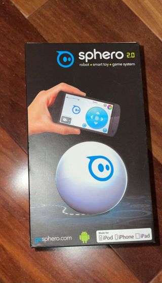 White Orbotix Sphero 2.  0 The App - Controlled Robot Ball Without Power Cord - Read
