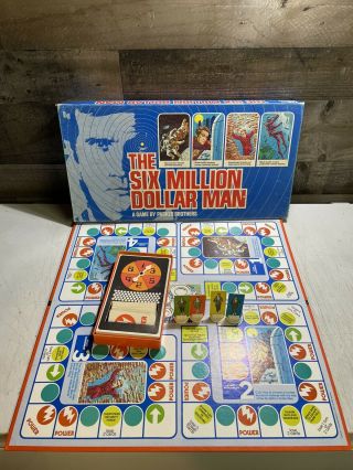 The Six Million Dollar Man Board Game Vintage 1975 Parker Brothers 100 Complete