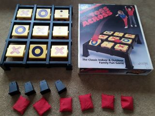 Vintage 1986 Toss Across Game By Ideal Complete