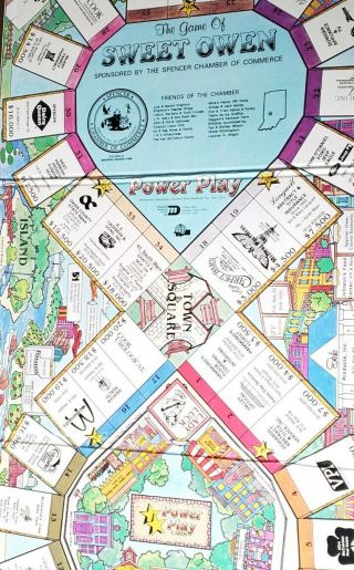 Power Play Games 1984 Spencer,  Indiana Based Monopoly Like Game