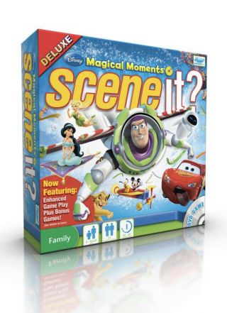 Disney Scene It? Magical Moments Dvd Game Screenlife,  Family,