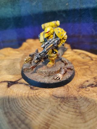 Warhammer Well Painted Imperial Fist Space Marine
