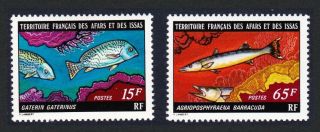 Afar And Issa Fish 2v 1977 Mnh Sg 679 - 680 Sc 437 - 438